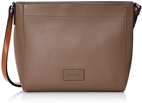 comma Damen Beautiful Smile Shoulderbag Mhz Schultertasche Braun (Taupe)