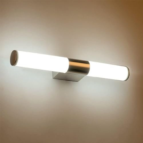 ELINKUME LED Bathroom Wall Light 8W Warm White, IP65 Waterproof Mirror Light for Shaving, Makeup, Under Cabinet