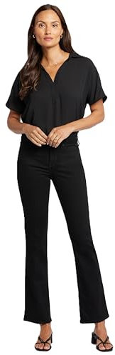 NYDJ Damen Women's Barbara Bootcut Jeans, New Black, 44