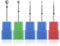 BNG E File Nail Drill Bit For Cuticle Remove 5Pcs Electric Nail File Ball Bits Set, 3/32 Diamond Nail Drill Professional Acrylic Natural Nails Cuticle Cleaner Burr Tool Manicure Pedicure Home Salon