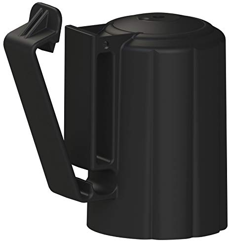 AKO 10x Premium T-Pfosten Kopfisolator, schwarz, Verbesserte Pfahlaufnahme - Isolator für T-Pfosten Metallpfähle