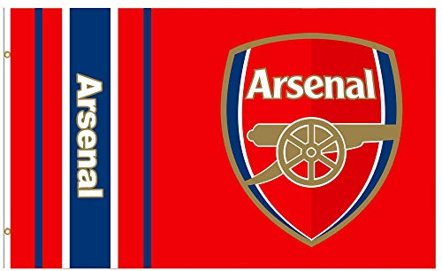 Giant Arsenal FC (Premier League) Soccer Crest Flag (5ft x 3ft)