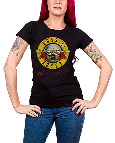 T-Shirt # M Black Femmina # Not in This Lifetime Tour