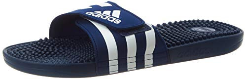adidas Unisex Adissage Slides RUTSCHEN, Dark Blue/Cloud White/Dark Blue, 53 1/3 EU