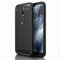 TECHGEAR Carbon Fibre Case Designed for Nokia 4.2 [Stealth Case] Flexible, Shockproof, Ultra Slim, Soft TPU Protective Shell Cover with Carbon Fibre Detailing Compatible with Nokia 4.2 - Black