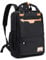 Myhozee Laptop Backpack Handbag Women Mens, Water-resistant 15.6 Computer Backpack School Bag for Travel/Work/College- Black