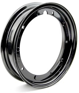 RMS Stahl Felge 2,10 x 10 Zoll Schwarz gepulvert für Piaggio Vespa (B-Ware)