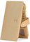 GOIACII - Portefeuille long pour femme avec fermeture éclair et blocage RFID pour cartes de crédit, doré, S
