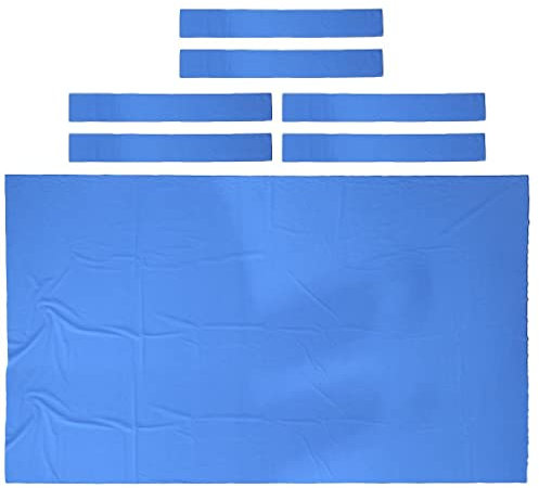 Coussin de de Laine de Feutre de Table de Billard Performance de Tissu de Table de Billard de 7 Pi/8 Pi, Bleu 7ft, 8 Pieds