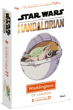 Winning Moves - Waddingtons Number 1 Playing Cards - Star Wars Mandalorian The Child - Spielkarten - Alter 6+ - Englisch