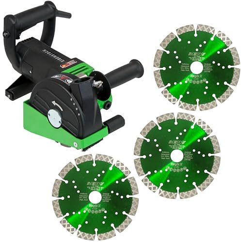 Eibenstock Mauerschlitzfräse EMF 150.1 inklusive 2x Diamant Trennscheiben & MDW Diamant Trennscheiben Typ Magic X