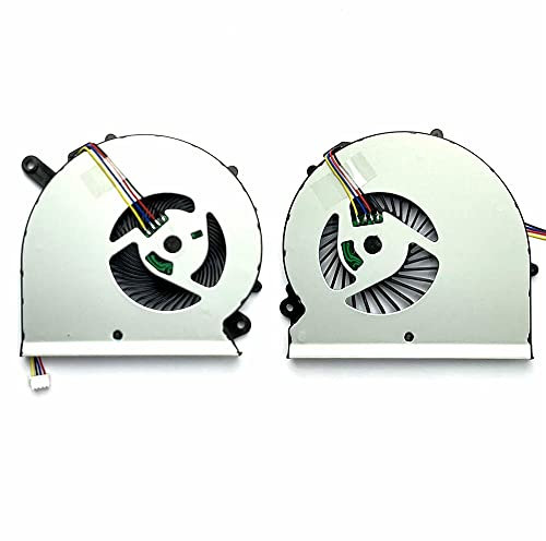CPU&GPU Fan Cooler, Computer Cooling Fan Replacement CPU Air Cooler Compatible for Gigabyte Aero 15 15X/Aero 14 Gigabyte RP64W RP65W Computer Case Air Freezer (CPU+GPU)