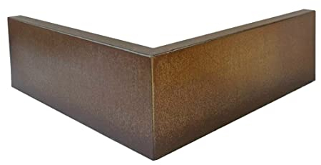 Casaflora Beeteinfassung VERDURA aus Cortenstahl, Außenwinkel L60xB60xH20