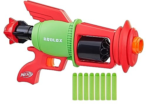 Nerf Roblox Build A Boat for Treasure: Spacelock Ray Blaster, comprend un code pour échanger un article virtuel exclusif, 8 fléchettes Elite