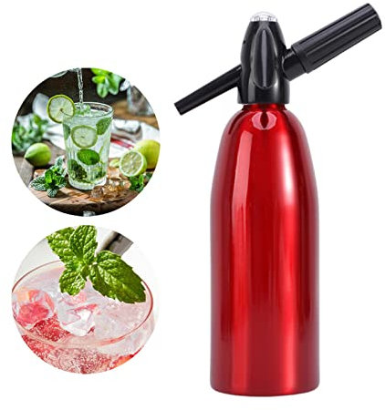 Soda Siphon - Seltzer Water Maker - Soda Maschine, Sparkling Water Maker Trinkmaschine, um hausgemachte und professionelle Sprudelwasser-Cocktailgetränke herzustellen Delr