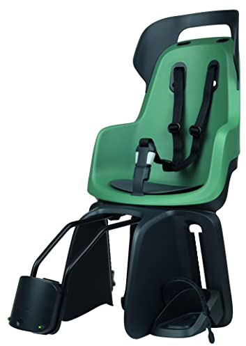 BOBIKE 8012400008 - Fahrradkindervordersitz GO Maxi für Fahrräder mit 26“ bis 29“ Laufrädern geeignet für Kinder mit Rahmenverankerung in Farbe Pfefferminze