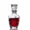 Dispensador de botellas de cristal para whisky, de cristal, para licor, vino, vodka, alcohol (250 ml)