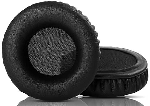 ACCOUTA cuscinetto di ricambio professionale compatibile con i padiglioni auricolari delle cuffie AKG K182 con schiuma di memoria in pelle proteica più morbida