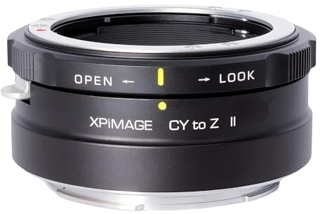 XPIMAGE Anello adattatore per obiettivo compatibile con obiettivo Contax Yashica CY per fotocamera Nikon Z