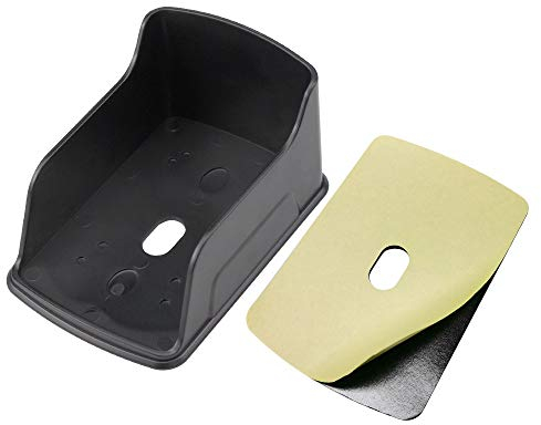 FUSYTULY Plastic Waterproof Cover, Rain Cover Shell Weather Protector for Video Doorbell Fingerprint Access Controller RFID Keypad Door Lock Security System (Black)
