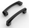 Amerdeco 10 Pieza Tiradores Cocina 76mm Tiradores Armarios Negro Tirador Puerta Tiradores Cajones de Aleación de zinc Muebles Tirador UK0043…