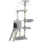 Gr8 Home Cat Tree Activity Centre Scratching Climb Post Climbing ladder Jumping Sleeping Hammock Pet Kitten Play Toy Floor Stand