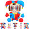 YOUYIKE The Digital Circus Plush, 23 cm Amazing Pomni Jax Kuscheltier, Plush Circus Clowns, Geburtstags Ostern Geschenke für Jungen Mädchen Peripheriegeräte(Pomni-s)