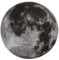 Leuchtsticker Mond Wandsticker Glow in the Dark Leuchtaufkleber