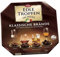 Edle Tropfen in Nuss Klassische Brände 250g, flüssig gefüllte Schokoladenpralinen mit Milchschokoladen-Überzug und knackigen Haselnuss-Splittern