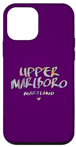 Hülle für iPhone 12 mini Upper Marlboro Maryland – Upper Marlboro MD Aquarell-Logo