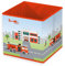 Herding Young Collection Aufbewahrungsbox Feuerwehr, ca. 30 x 30 x 30 cm, Aufbewahrung im Regal oder freistehend, 100% Polypropylen, Innen 100% Papier