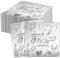 HOWAF 40 Stück Servietten Silvester, Happy New Year Servietten Silvester Servietten 2025, Neujahr Papierservietten Tissue Silvester Tischdeko für Neujahr Deko, Silvester Deko 2025, 33x33 cm, Silber