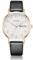CIVO Damenuhr Lederarmband Schwarz Armbanduhr: Elegant Uhren Damen Analog Quarz - Datum Wasserdicht Uhren Frauen Minimalistisch Mode Kleid Geschenke für Damen