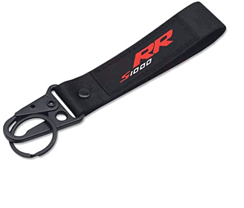 HFJFDQ pour S1000RR S1000 RR S 1000RR Moto Polyester Tissu Broderie Porte-clés Porte-clés Boucle Porte-clés