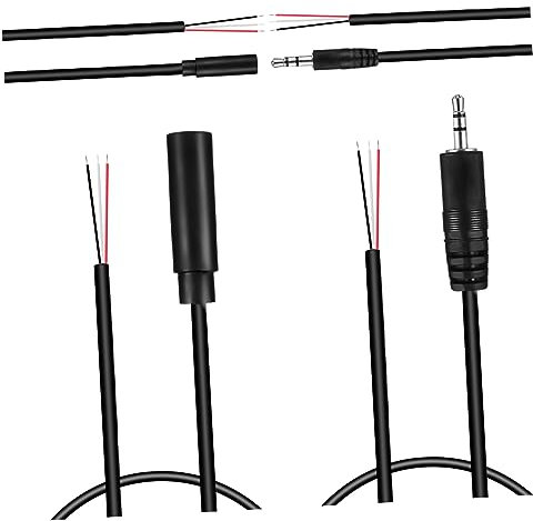Car Audio Extension Cables 4 Pack 3.5mm Male to Female Speaker and Microphone Cable Flexible and Sturdy