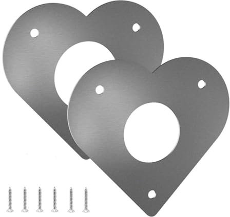 Spechtschutz für Nistkasten & Vogelhaus - Extra sicherer Fluglochschutz für Nistkästen inkl. Schrauben - 28+32mm Set