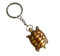 WOO MANTO Porte-clés tortue en résine – Figurine réaliste – Accessoire mignon pour clés, sacs ou voiture 4,3 x 2,8 cm