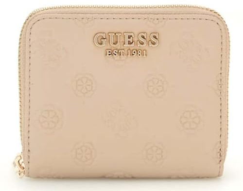 GUESS Phoebe SLG Small Zip Around Wallet S Simply Taupe Logo