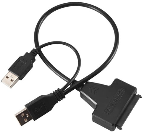 Orolotay USB2.0 To Adapter Cable 48cm For 2.5 inch External SSD HDD