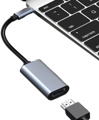 4 K30 Hz Typ-C | Kabel TV HDTV Laptop – tragbar für Audio Monitor Kino Haus Büro Reise Präsentation