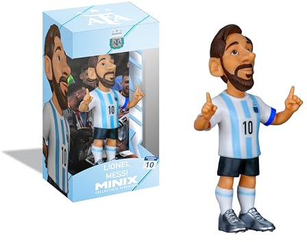 MINIX - Football Stars - Weltmeisterschaft #10 - Argentinien - Messi - Sammelfigur 12 cm