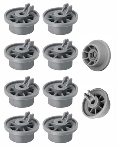 IPNSDON Kit 8 Rotelle Universali per Cestello Inferiore Lavastoviglie - Ruote e Ricambi per Lavastoviglie Bosch Siemens Neff Beko