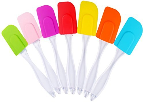 V-VAPE 1 X Silicone Spatula for Cooking Baking Cake Mix Butter Kitchen Utensil (RED)