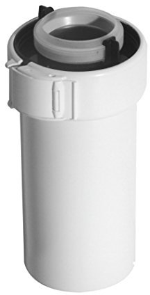 UBBINK-Conduit Sekurit 60 100 PPTL PVC Longeur 1000 mm. condensation Gaz Fioul Blanc Réf. 229303