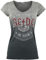 AC/DC Let There be Rock Frauen T-Shirt grau/dunkelgrau M 100% Baumwolle Band-Merch, Bands