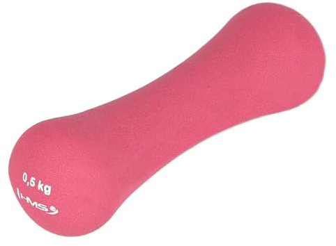 HMS Unisex's 17-47-110 5907695556766 Gusseisen Kurzhantel mit Neopren, Lila, One Size