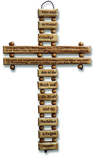 Uljö °° Holzkreuz Vater unser aus einzelnen beweglichen Elementen