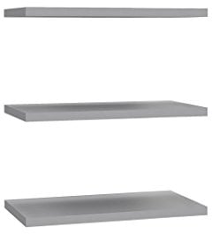 expendio 3X Einlegeboden Zander 1 grau 48x42 cm Zubehör für Schwebetürenschrank