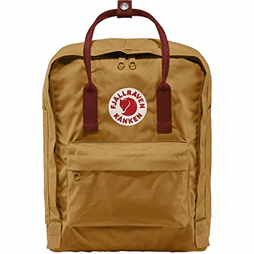 Fjällräven Taschen/Rucksäcke/Koffer Kanken, Acorn/Ox Red, 16 Liter, Robust