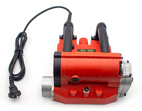 Toplionace 220V 2680W Máquina de Cepillado de Pared ElÉctrica Máquina de Pala de Hormigón Masilla Rascador de Pared Planificador Máquina de Pared Plana (A)